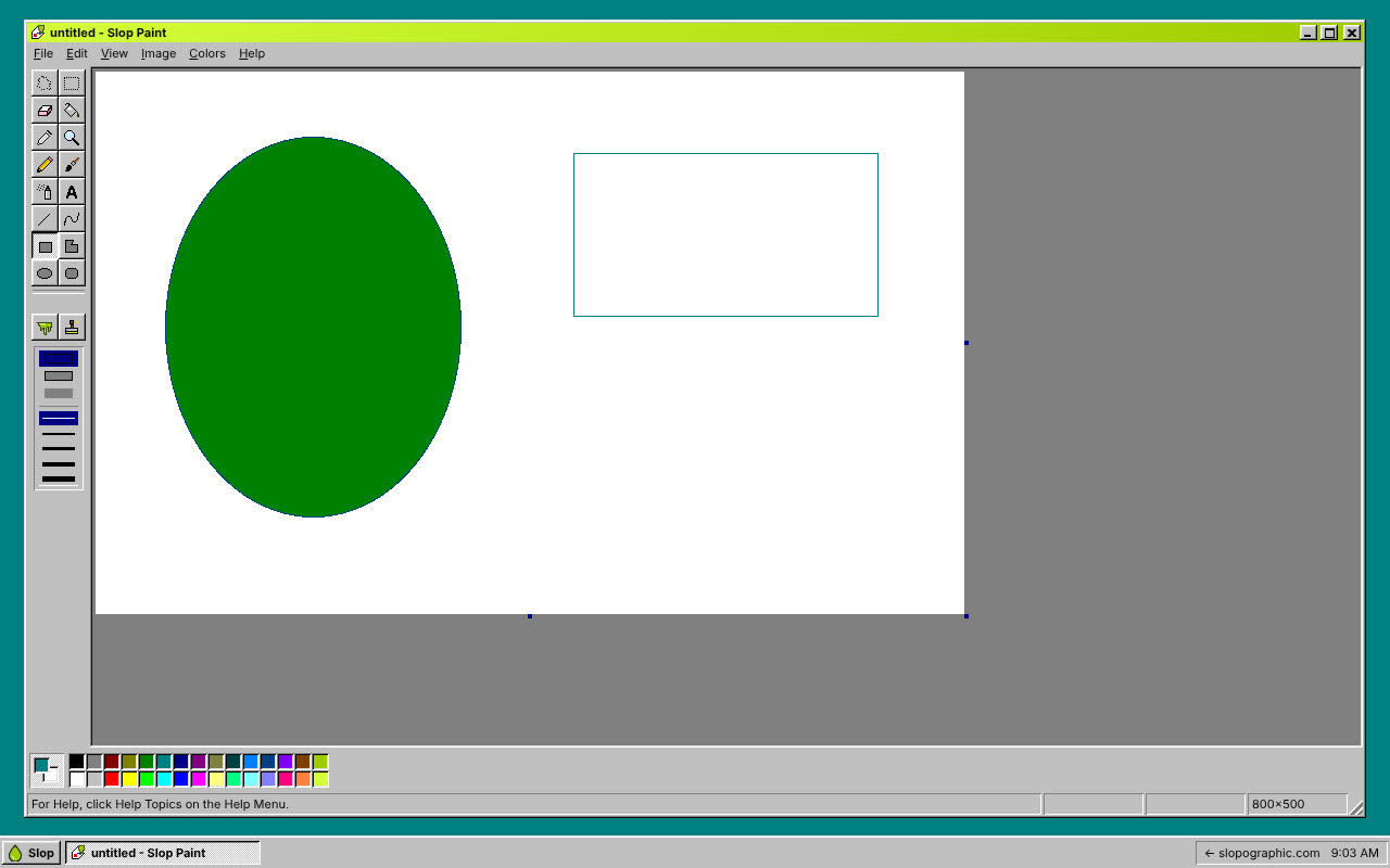 Slop Paint Classic open in a browser